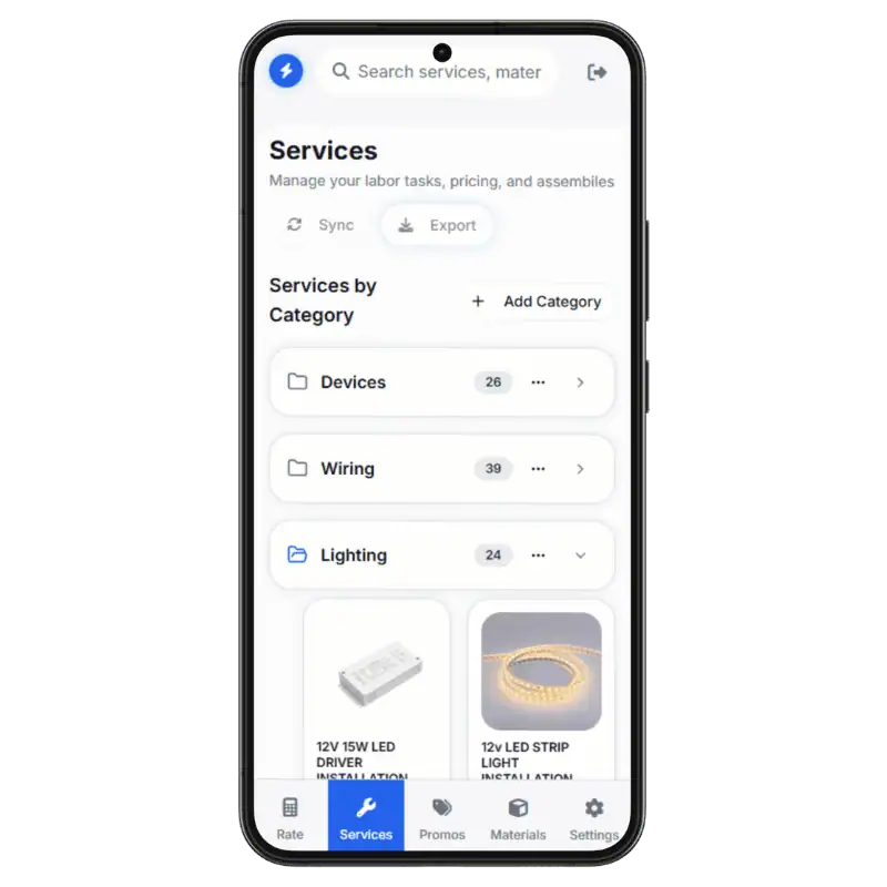 The going rate app mobile homepage screenshot.